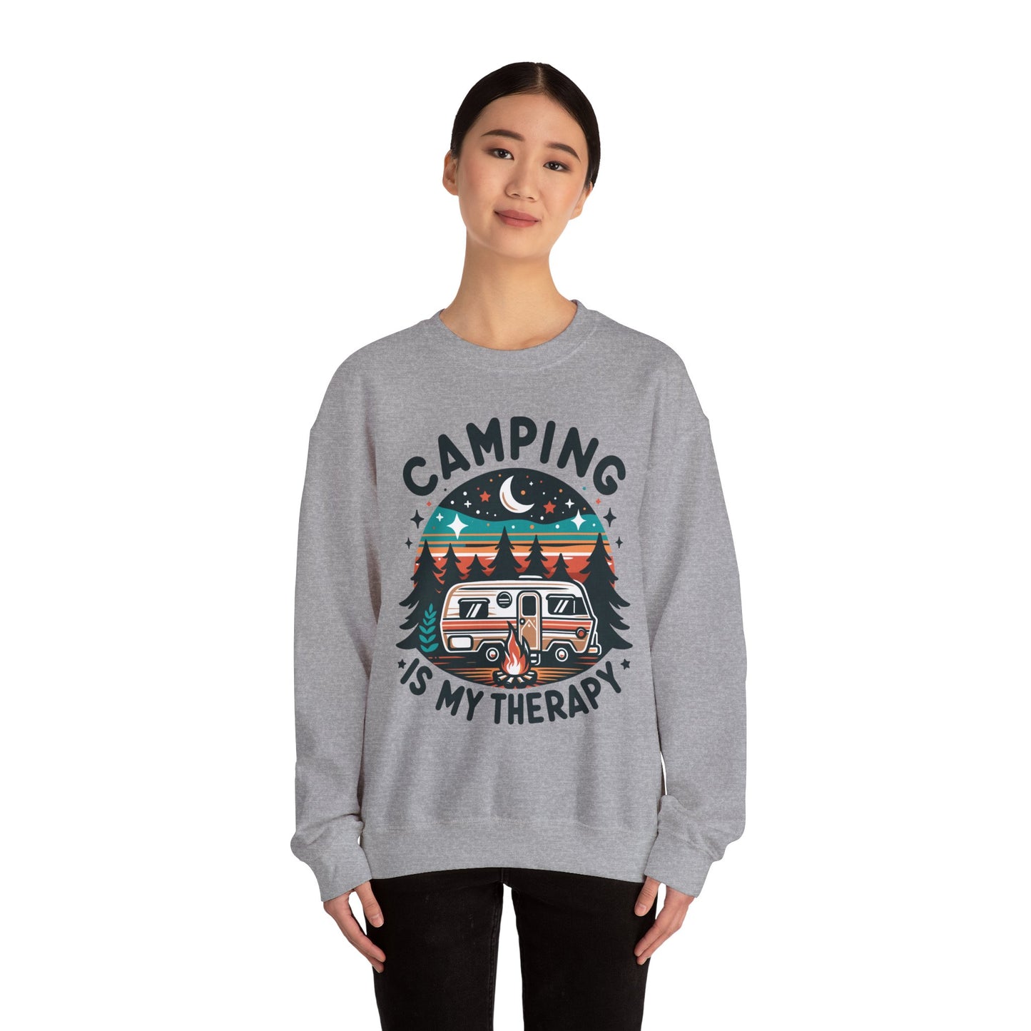 Camping Is My Therapy Sweatshirt
