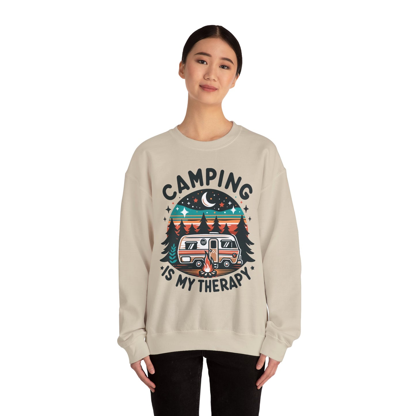 Camping Is My Therapy Sweatshirt